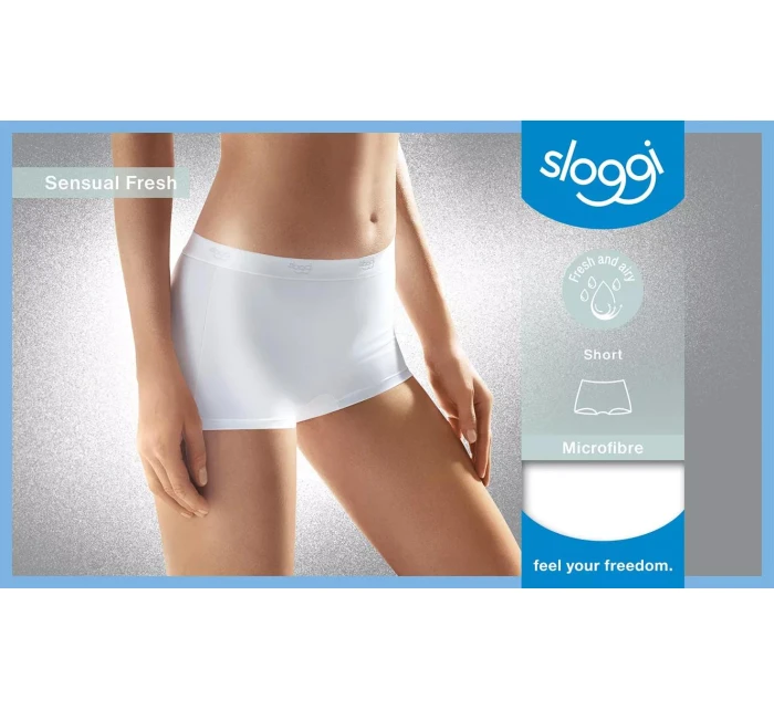 Dámske krátke nohavice Sensual Fresh - WHITE - White 0003 - SLOGGI