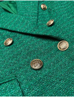Zelené dvojradové sako s gombíkmi (AG3-1981)