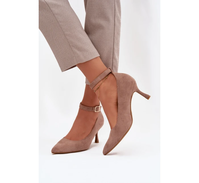 lodičky s tmavě béžové model 21757663 - Boto