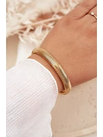 Dámský náramek ze nerezové oceli zlatý