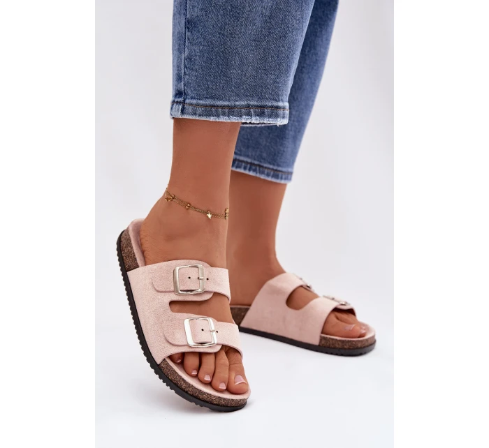 Dámské žabky Světle růžové Oliena