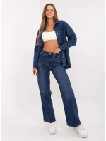 Nohavice D85083BI62544D295 tmavomodré Nohavice D85083BI62544D295 tmavomodré