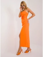 Sukienka DHJ SK model 19926568 pomarańczowy - FPrice