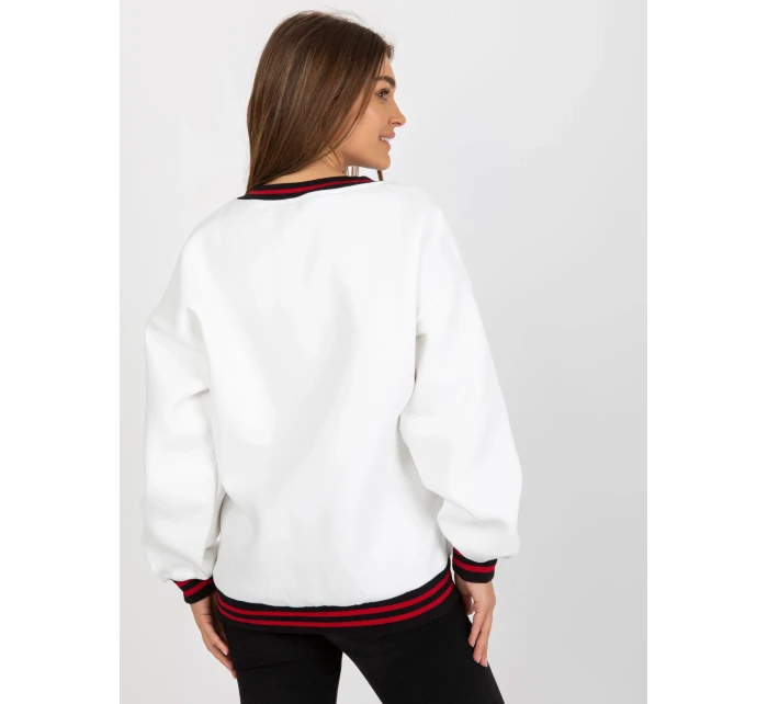 Bluza EM BL model 18502857 biały - FPrice Bluza EM BL model 18502857 biały - FPrice