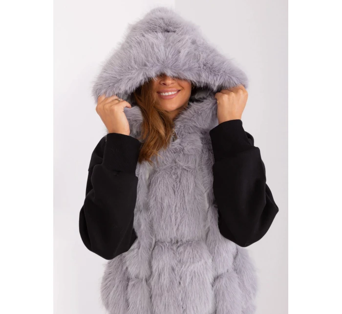 Dámska vesta AT KZ 2379.96P sivá - Wool Fashion