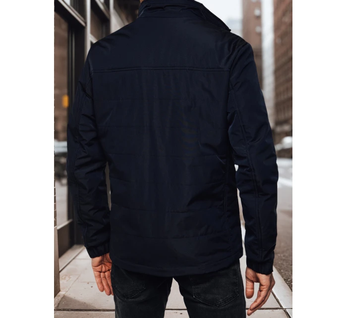 FashionStreet pánska tmavomodrá prechodná bunda TX4994