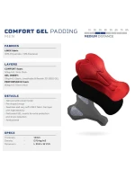 Rogelli spodenki na szelkach EXPLORE czarne 4XL Rogelli spodenki na szelkach EXPLORE czarne 4XL