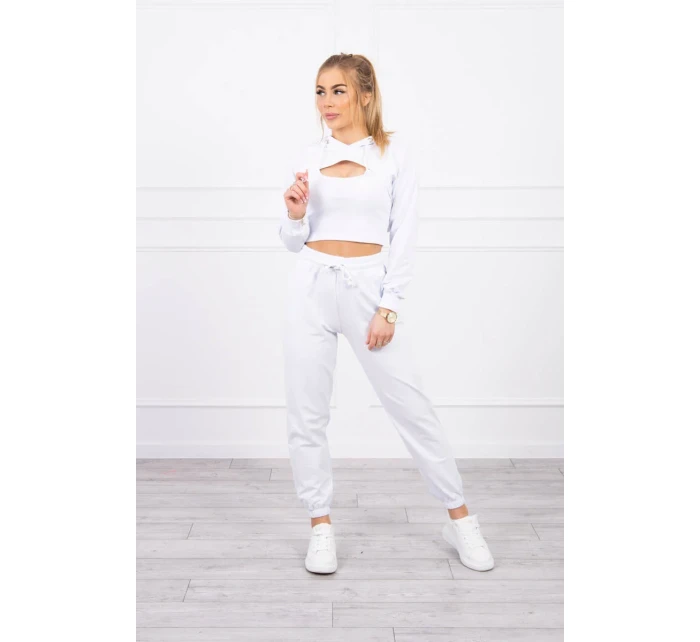 Bavlněná 3dílná souprava bílá Bavlněná 3dílná souprava bílá