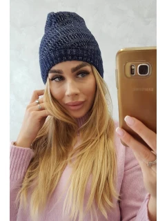 Fleecová čiapka Berta K247 navy blue