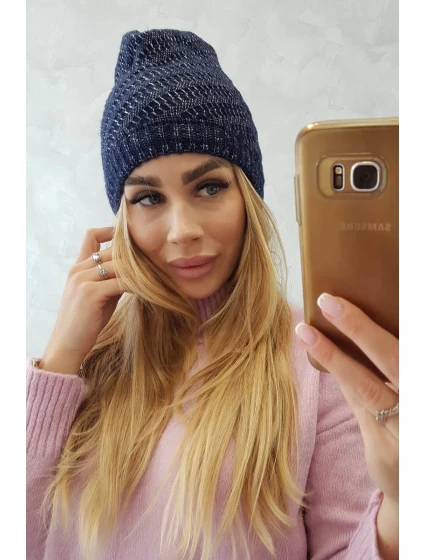 Fleecová čiapka Berta K247 navy blue Fleecová čiapka Berta K247 navy blue