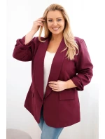 Dámská elegantní bunda Plus Size model 21859289 - K-Fashion