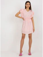 Šaty LK SK model 18375295 světle růžová - FPrice