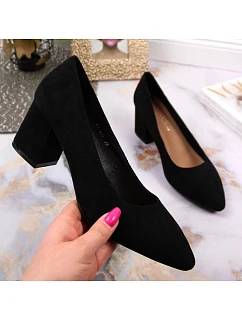 Dámské lodičky model 22097964 černé Sergio Leone - SWEET SHOES