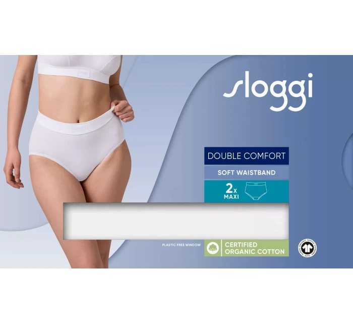 sloggi Double Comfort T Maxi 2P - WHITE - SLOGGI WHITE - SLOGGI