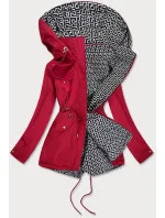 Oboustranná dámská bunda v bordó barvě model 16150967 - S'WEST Oboustranná dámská bunda v bordó barvě model 16150967 - S'WEST