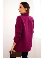 Bunda s chlopňou elegantná slivka