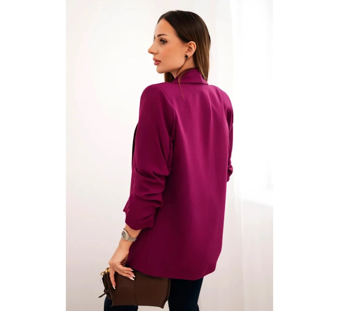 Bunda s chlopňou elegantná slivka