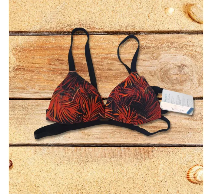 Vrchný diel plaviek BB722 Black-Orange - Selmark