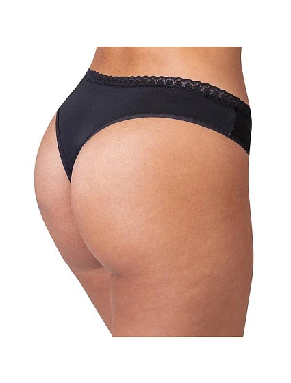 Dámská tanga DAILY MICRO THONG - BELLINDA - černá