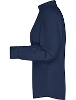 JN 641 Popelínová business halenka s dlouhým rukávem model 22487486 navy - Daiber JN 641 Popelínová business halenka s dlouhým rukávem model 22487486 navy - Daiber