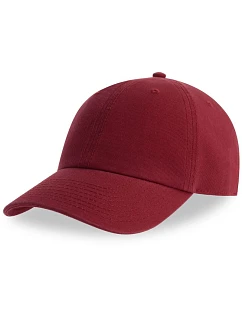 Atlantis Headwear Fraser 6-panelová čiapka 33.0104 kardinálska červená