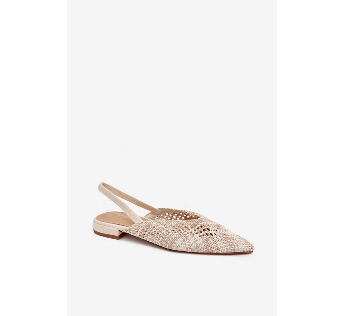 Dámské béžové ploché sandály model 22102865 - Boto