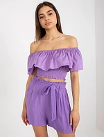 Šortky D73760R62159KA fialová