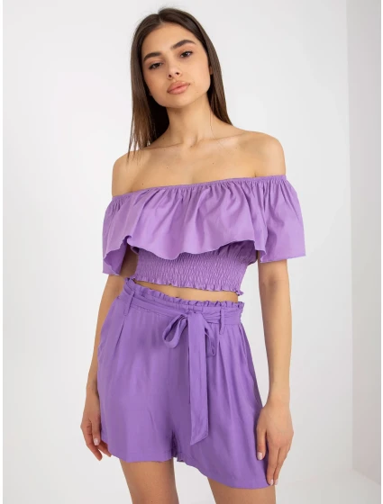 Šortky D73760R62159KA fialová