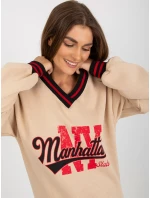 Bluza EM BL model 18510343 beżowy - FPrice Bluza EM BL model 18510343 beżowy - FPrice