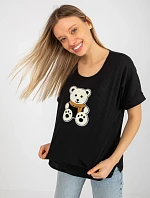 Dámska blúzka LK BZ 509251.26X čierna - FPrice