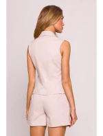 model 21136097 Džínová vesta béžová - Moe