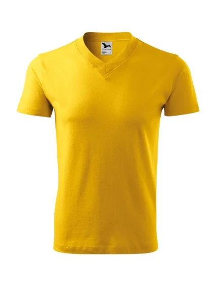 V-neck tričko unisex žlutá V-neck tričko unisex žlutá