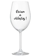 NEVONIŤ A NEHLADIŤ! - priehľadný pohár na víno 350 ml