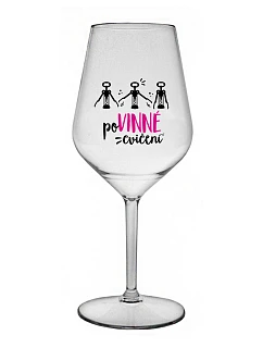 VYŽADOVANÉ VÝHODY - číry nerozbitný pohár na víno 470 ml