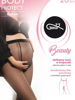 Dámske pančuchové nohavice GB BODY PROTECT - 20 DEN, Bodky