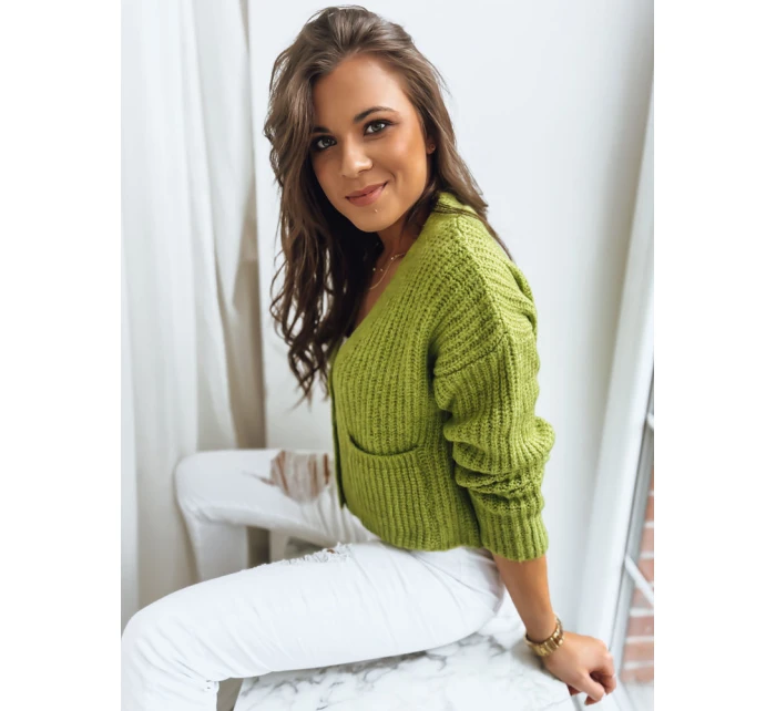 SISTERS dámsky svetlozelený sveter FashionStreet MY1960