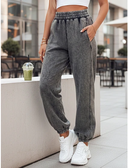 Dámske nohavice DREY sivé FashionStreet UY3064