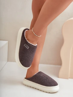 Zateplené Pantofle Na Silné Podešvi Big Star model 21678335 Tmavě Šedé - Big Star Shoes