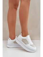 Dámské Tenisky Se Vzorem Bílé model 21683419 - Boto