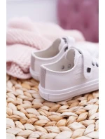 Dětské Kožené Tenisky BIG STAR model 21518288 Bílé - Big Star Shoes