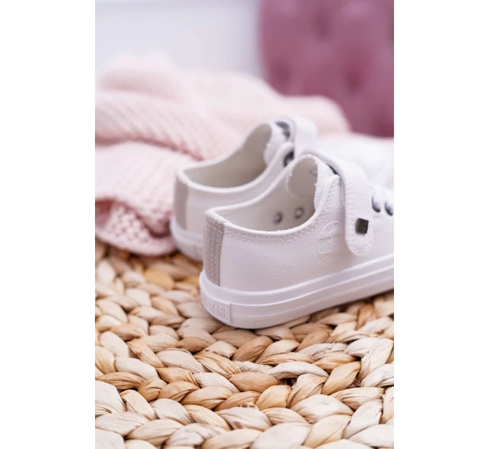 Dětské Kožené Tenisky BIG STAR model 21518288 Bílé - Big Star Shoes