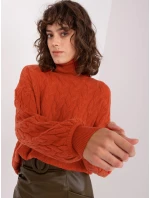Sweter AT SW model 19018689 ciemny pomarańczowy - FPrice
