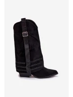 Kovbojské topánky Camilora - čierne Kovbojské topánky Camilora - čierne