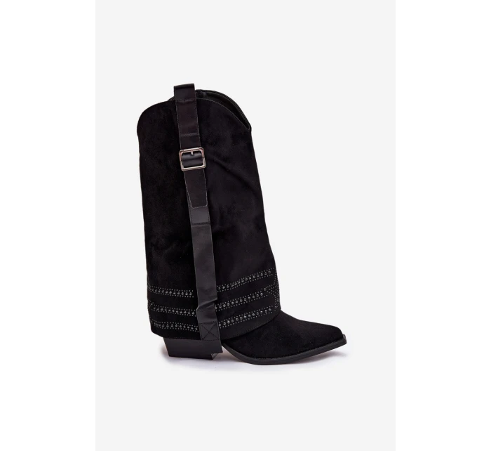 Kovbojské topánky Camilora - čierne Kovbojské topánky Camilora - čierne