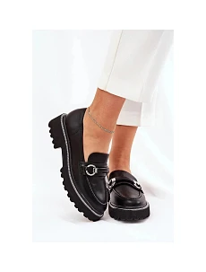 Dámske mokasíny 888-883 Black - kolekcia Sixth Sens