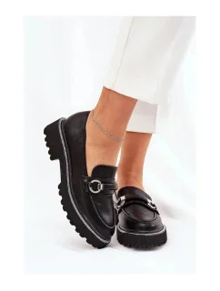 Dámske mokasíny 888-883 Black - kolekcia Sixth Sens