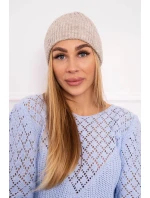 Tenká čiapka Grace K211 svetlo béžová Tenká čiapka Grace K211 svetlo béžová