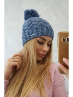 Fleecová čiapka Waleria K307 denim