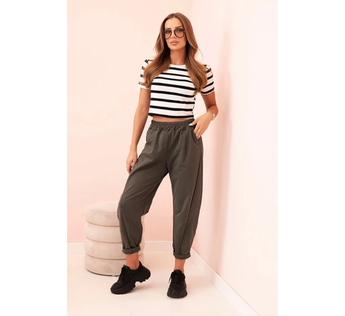 Kraťasy s kapsami Summer Punto tmavě khaki