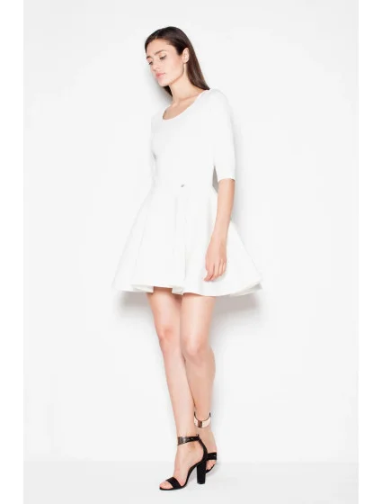 Dámské společenské šaty model 18543880 ecru - Venaton